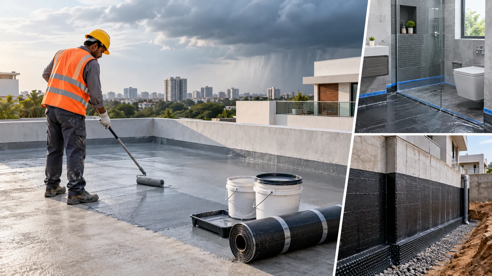 Best Waterproofing Materials for Indian Homes & Construction